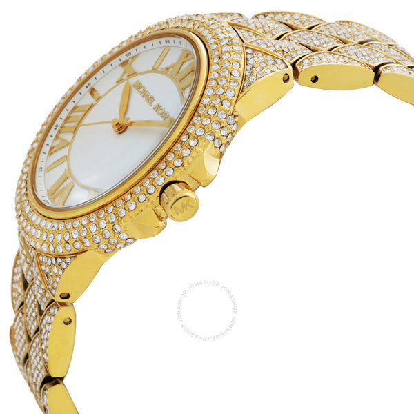 Michael Kors Camille Quartz Crystal White Dial Ladies Watch MK4800 - Watches of New Zealand #2