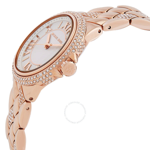 Michael Kors Camille Quartz Crystal White Dial Ladies Watch MK4810 - Watches of New Zealand #2