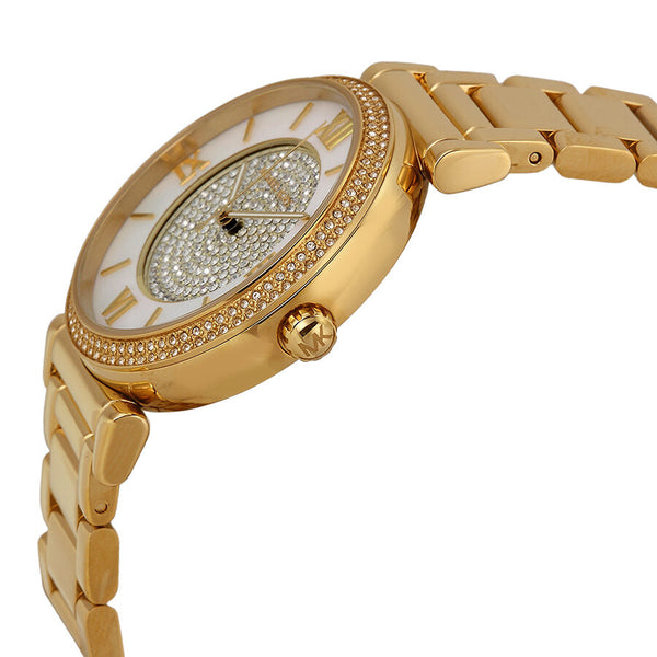 Michael Kors Catlin Mother of Pearl Dial Gold-plated Ladies Watch #MK3332 - Watches of New Zealand #2