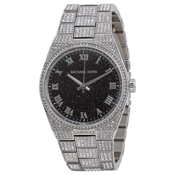Michael Kors Channing Black Crystal Pave Stainless Steel Watch MK6089 - Watches of New Zealand