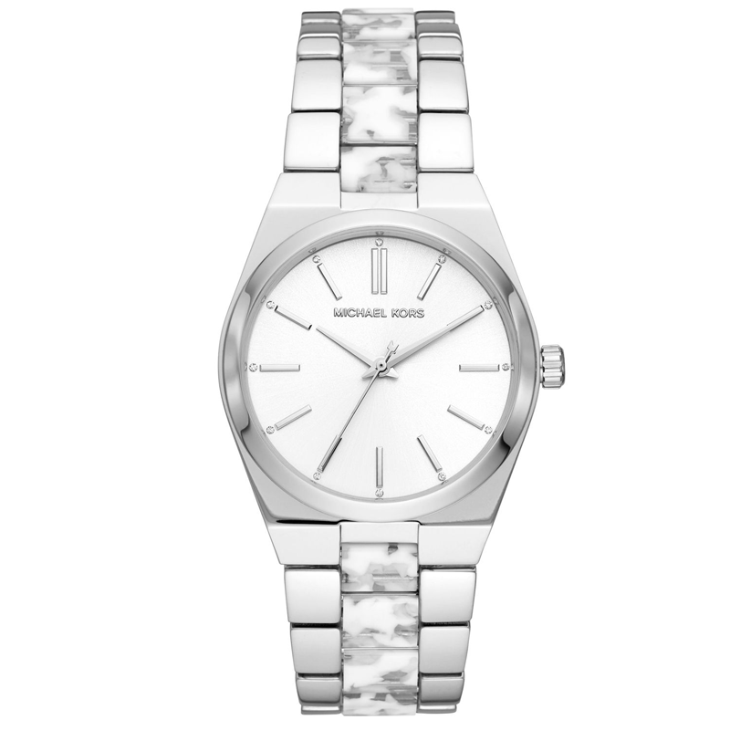 Michael Kors Channing White Dial Silver Women's  Watch - MK6649