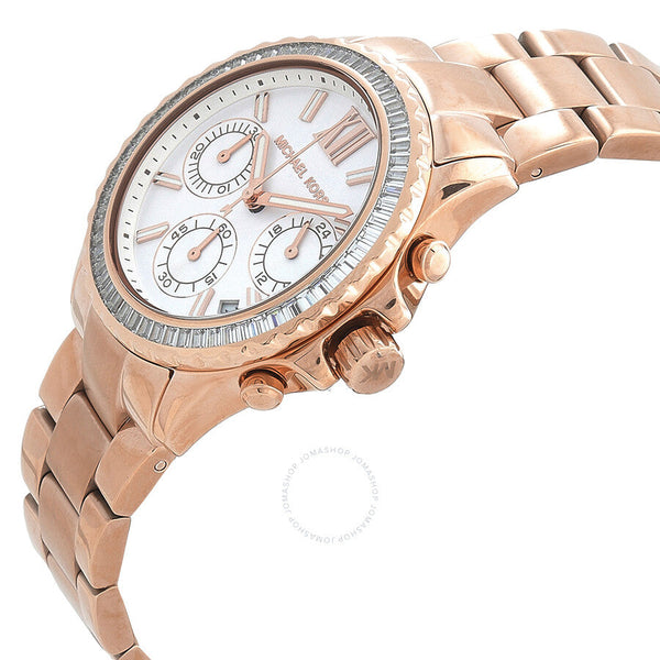 Michael Kors Chronograph Quartz Silver Dial Ladies Watch MK7213 - Watches of New Zealand #2