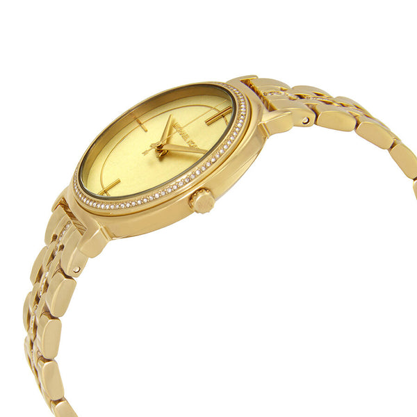 Michael Kors Cinthia Gold Dial Crystal Ladies Watch MK3681 - Watches of New Zealand #2