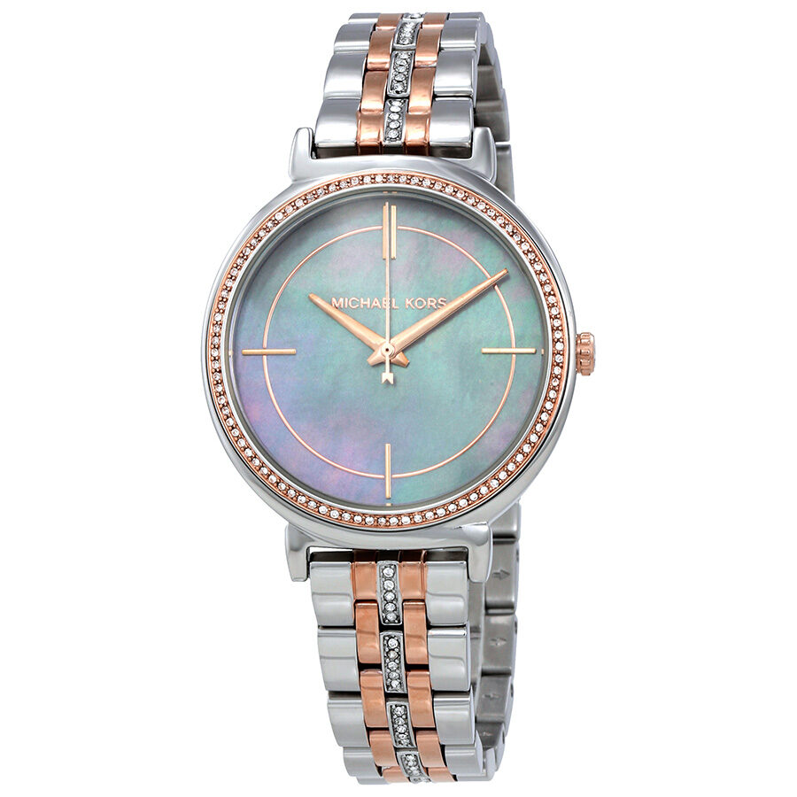 Michael Kors Cinthia Grey Mother of Pearl Ladies Watch MK3642