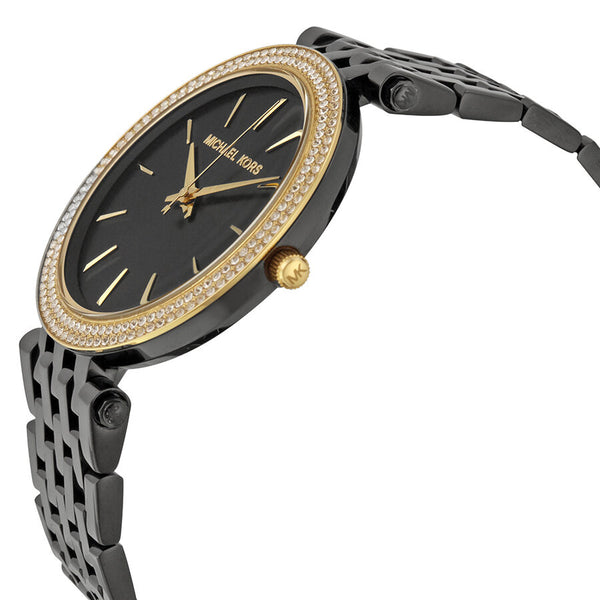 Michael Kors Darci Black Dial Black Ion-plated Ladies Watch MK3322 - Watches of New Zealand #2