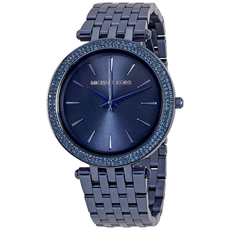 Michael Kors Darci Blue Sunray Dial Ladies Watch MK3417 - Watches of New Zealand