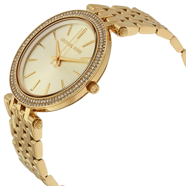 Michael Kors Darci Glitz Gold Dial Pave Bezel Ladies Watch #MK3191 - Watches of New Zealand #2