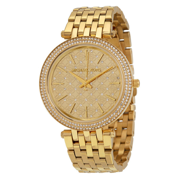 Michael Kors Darci Gold Crystal-set Dial Gold-tone Ladies Watch #MK3398 - Watches of New Zealand