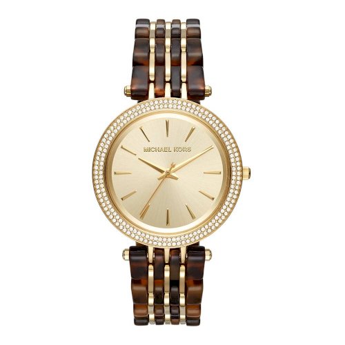 Michael Kors Darci Gold Dial Acetate Strap Ladies Watch MK4326