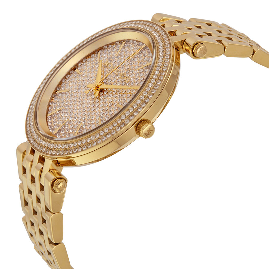Michael Kors Darci Crystal Pave Gold Women's Watch - MK3438