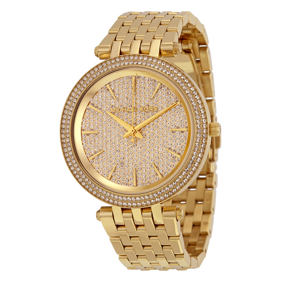 Michael Kors Darci Crystal Pave Gold Women's Watch - MK3438