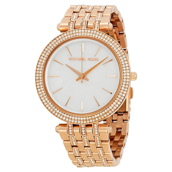 Michael Kors Darci Mother of Pearl Dial Crystal Ladies Watch MK3220 - Watches of New Zealand