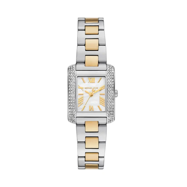 Michael Kors Emery MK4882 women's watch with multi-colour dial and two-tone stainless steel strap