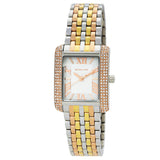 Michael Kors Emery Tri-Tone Quartz Crystal White Dial Ladies Watch MK4744 - Watches of New Zealand