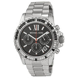 Michael Kors Everest Chronograph Black Dial Stainless Steel Ladies Watch MK5753 - Watches of New Zealand
