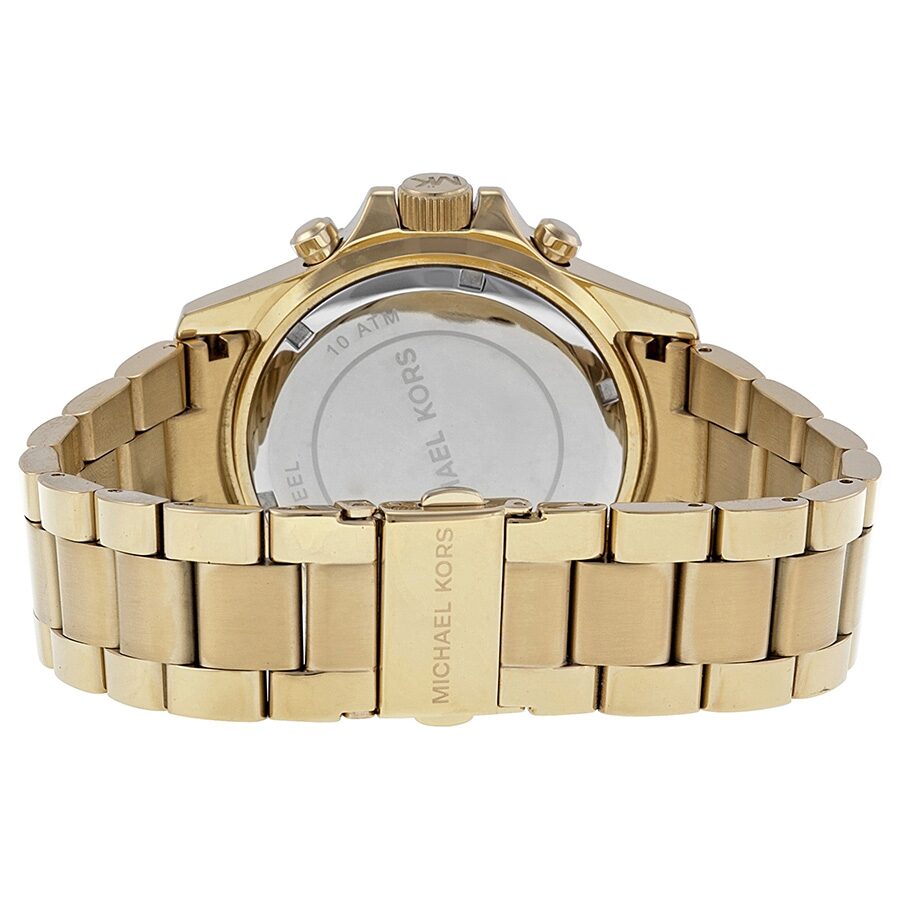 Michael Kors Everest Chronograph Champagne Dial Gold-tone Ladies Watch