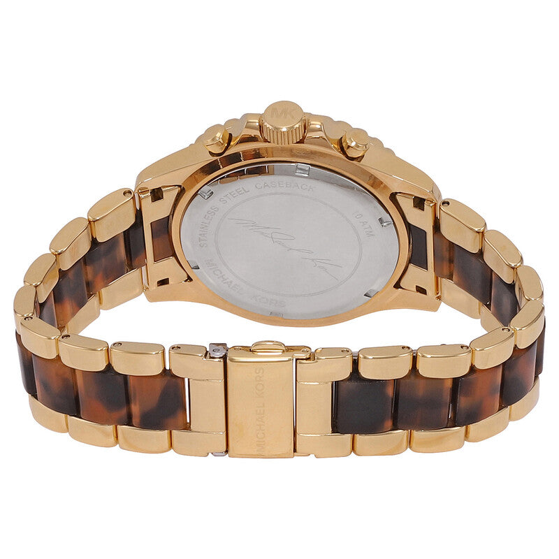 Michael Kors Everest Chronograph Quartz Crystal Brown Dial Ladies Watch MK6973