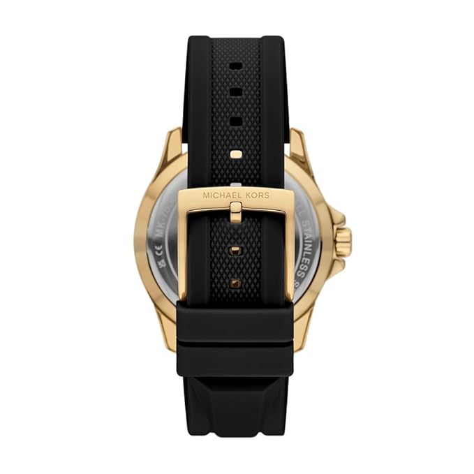 Michael Kors Everest Black Quartz Silicone Women's Watch - MK7537