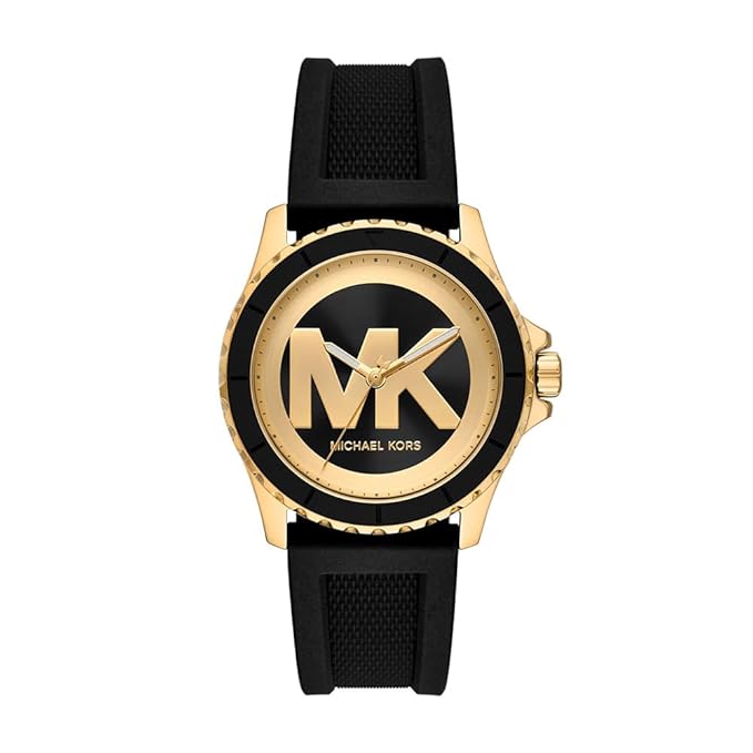 Michael Kors Everest Black Quartz Silicone Women's Watch - MK7537