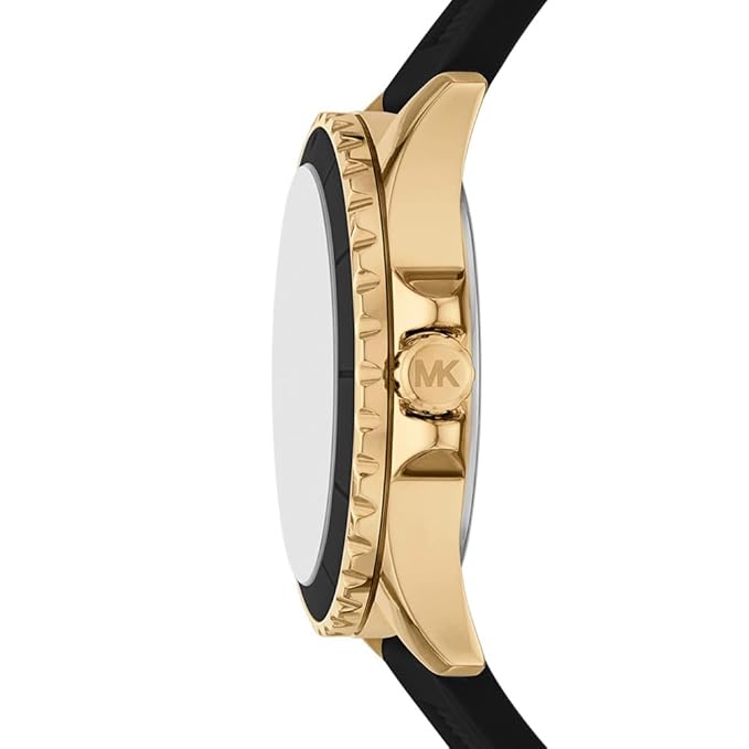 Michael Kors Everest Black Quartz Silicone Women's Watch - MK7537