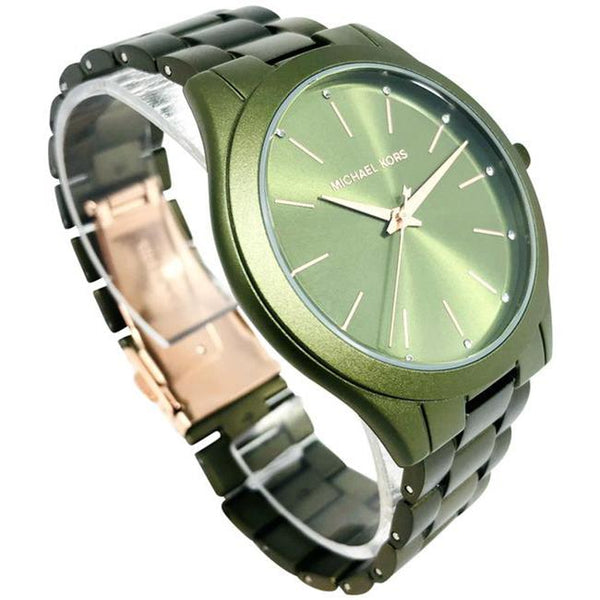 Michael Kors Slim Runway Green Women's Watch MK4526 - Watches of New Zealand #2