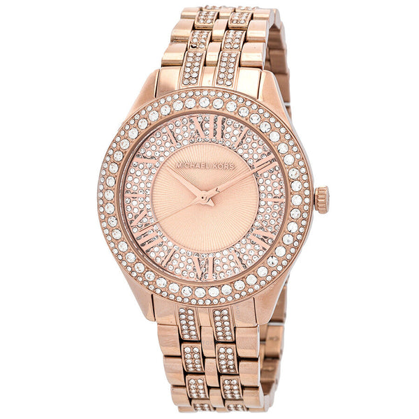 Michael Kors Harlowe Pave Quartz Crystal Ladies Watch MK4710 - Watches of New Zealand