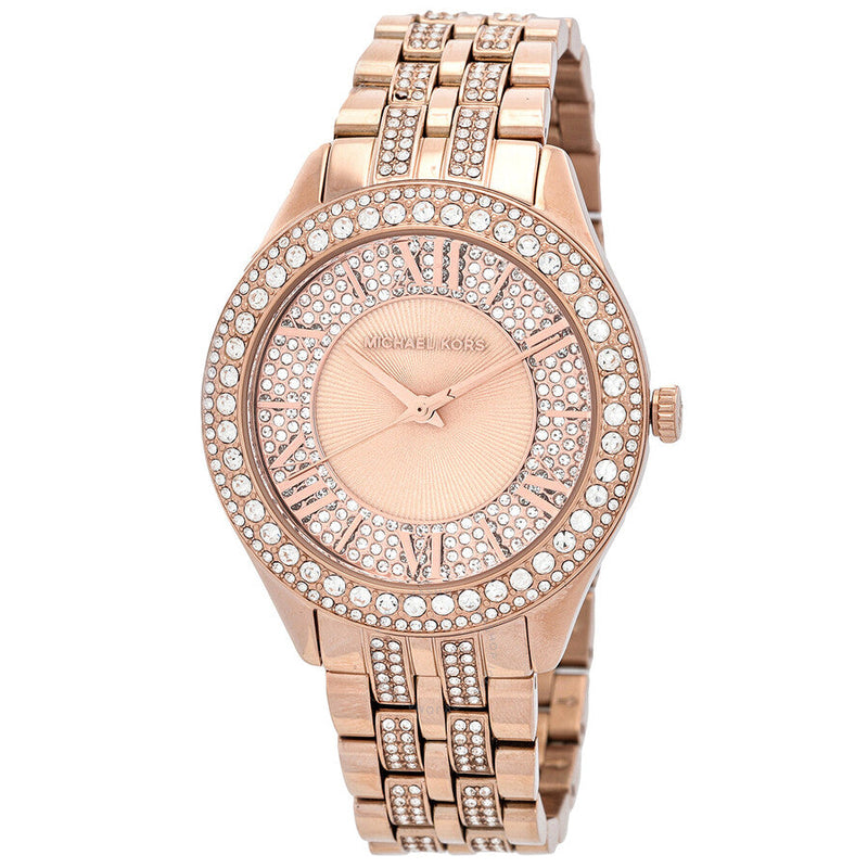 Michael Kors Harlowe Pave Quartz Crystal Ladies Watch MK4710 - Watches of New Zealand