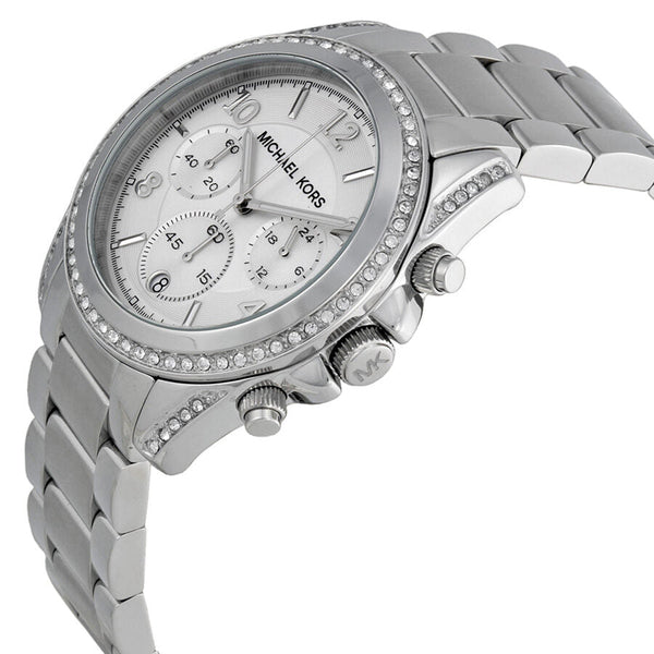 Michael Kors Chronograph White Crystal Ladies Watch MK5165 - Watches of New Zealand #2