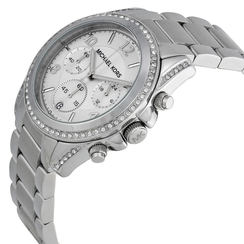 Michael Kors Chronograph White Crystal Ladies Watch MK5165 - Watches of New Zealand #2