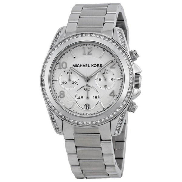 Michael Kors Chronograph White Crystal Ladies Watch MK5165 - Watches of New Zealand