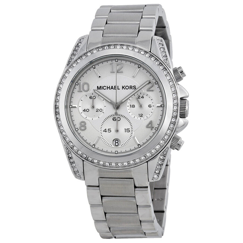 Michael Kors Chronograph White Crystal Ladies Watch MK5165 - Watches of New Zealand