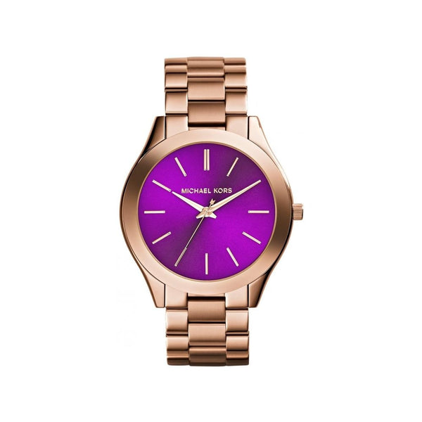 Michael Kors Slim Runway Rose Gold Ladies Watch  MK3293 - Watches of New Zealand