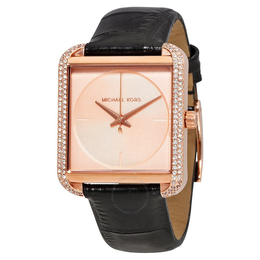 Michael Kors Lake Glitz Rose Gold Dial Ladies Watch - MK2611