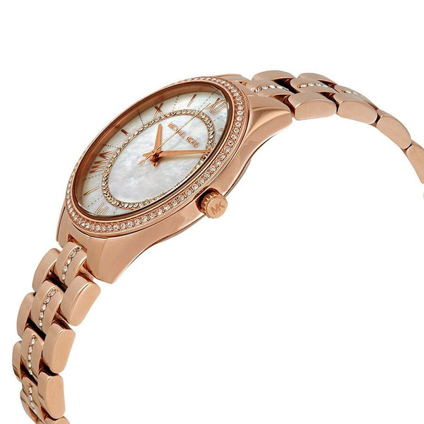 Michael Kors Lauryn Crystal Mother of Pearl Dial Ladies Watch #MK3716 - Watches of New Zealand #2