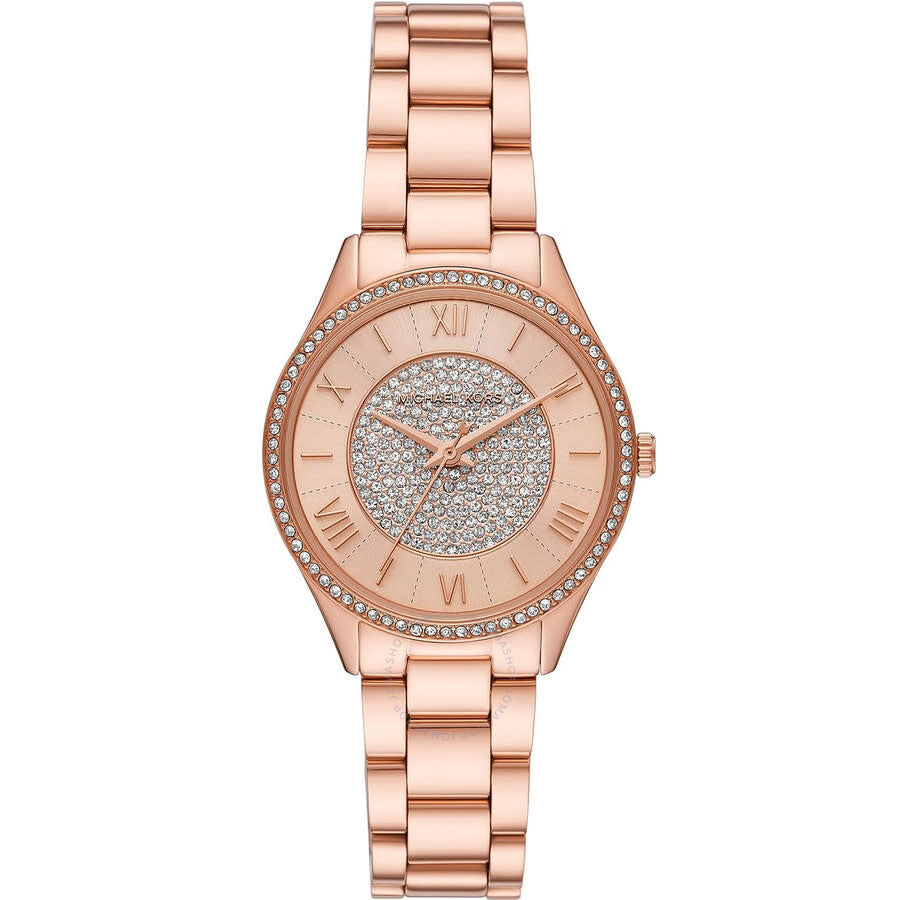 Michael Kors Lauryn Quartz Rose Gold Dial Ladies Watch MK4736