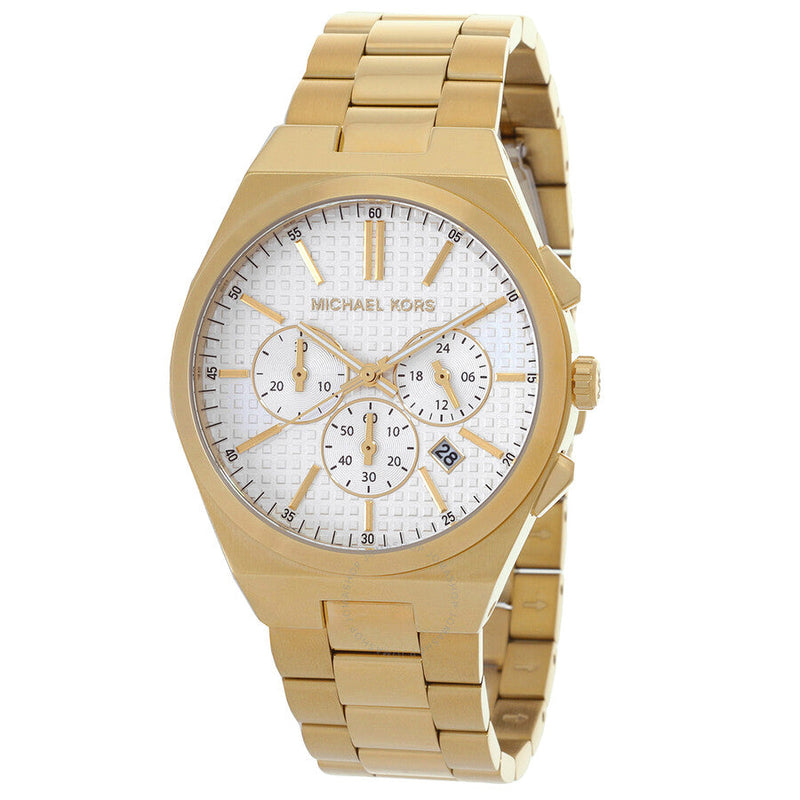 Michael Kors Lennox Chronograph Quartz White Dial Men's Watch MK9120 - Watches of New Zealand