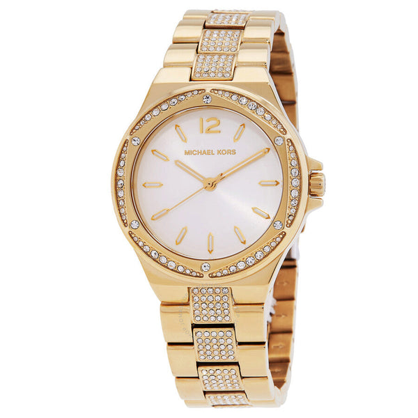 Michael Kors Lennox Quartz Crystal White Dial Ladies Watch MK7361 - Watches of New Zealand