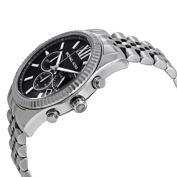 Michael Kors Lexington Chronograph Black Dial Men's Watch #MK8602 - Watches of New Zealand #2