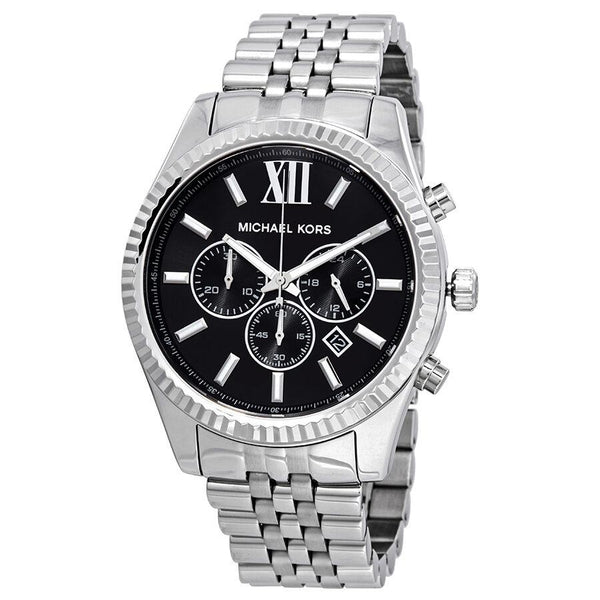 Michael Kors Lexington Chronograph Black Dial Men's Watch #MK8602 - Watches of New Zealand
