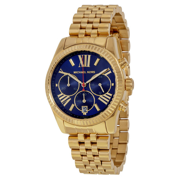 Michael Kors Lexington Chronograph Blue Dial Ladies Watch MK6206 - Watches of New Zealand
