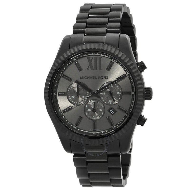 Michael Kors Lexington Chronograph Quartz Black Dial Watch MK9154 - Watches of New Zealand