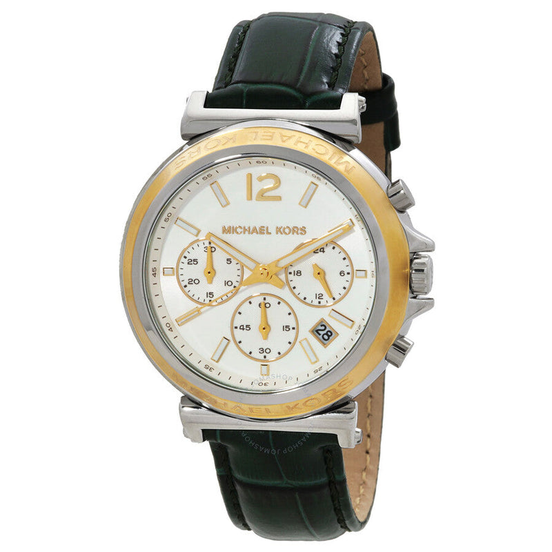 Michael Kors Maren Chronograph Quartz White Dial Ladies Watch MK7498 - Watches of New Zealand