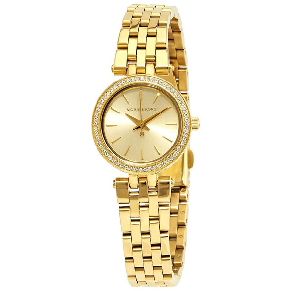 Michael Kors Mini Darci Champagne Dial Gold-tone Ladies Watch #MK3295 - Watches of New Zealand