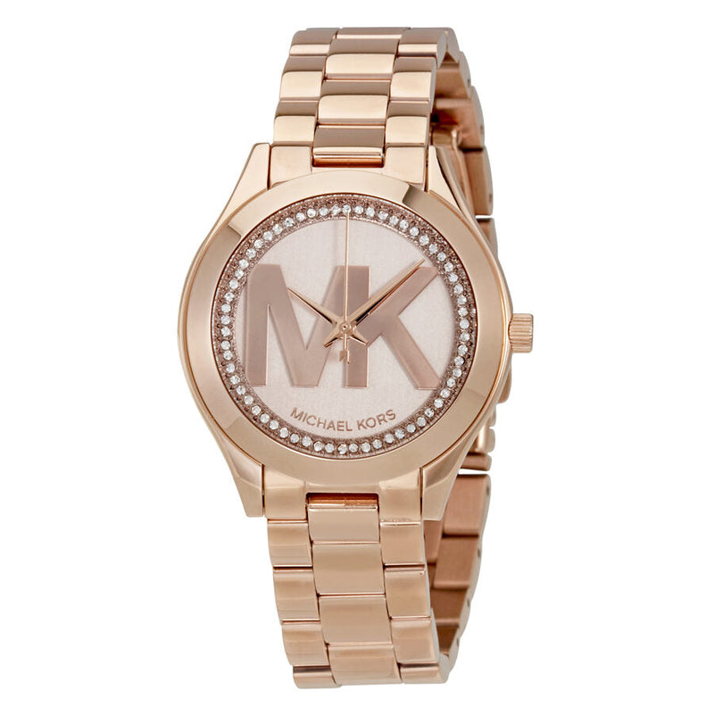 Michael Kors Mini Slim Runway Rose Dial Ladies Watch MK3549 - Watches of New Zealand