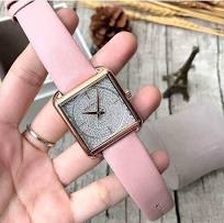 Michael Kors Lake Pavé Rose Gold-Tone and Leather Women's Watch - MK2669