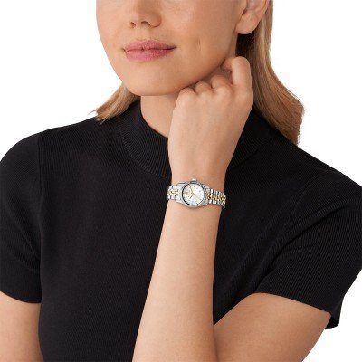 Michael Kors MK4740 Petite Lexington watch worn on wrist