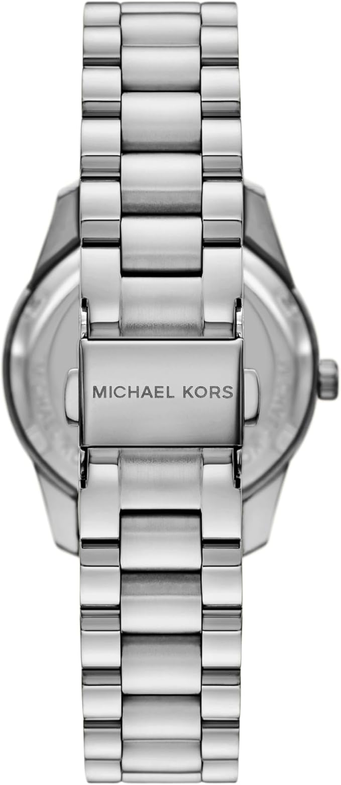 Michael Kors MK4979 stainless steel bracelet and caseback with engraved logo