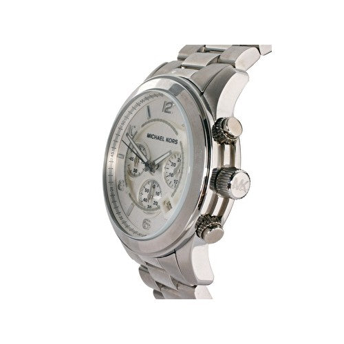 Michael Kors Runway Chronograph Silver Men's Watch MK8086 - Watches of New Zealand #4