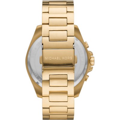 Michael Kors Brecken Black Dial Gold Men's Watch - MK8848