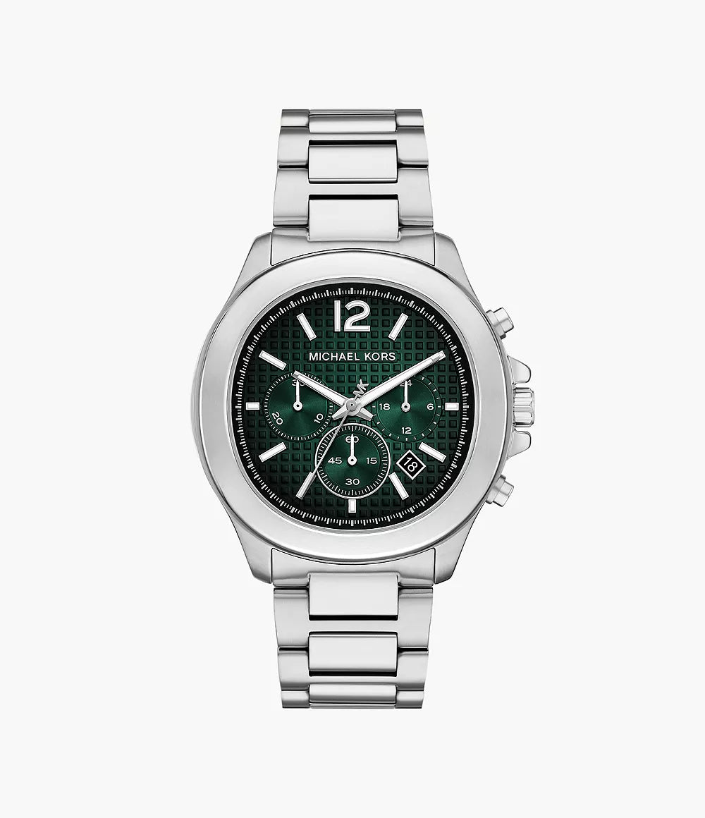 Michael Kors Oversized Sage Silver-Tone Men's Watch - MK9191